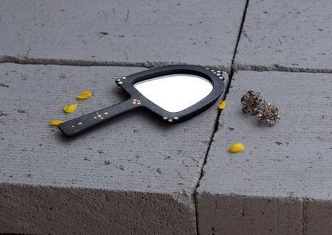 Bejewel Hand Mirror - Arch